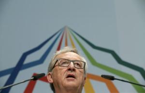 President of the European Commission, Jean-Claude Juncker speaks during a joint news conference at Elmau Castle, Germany, June 7, 2015. REUTERS/Christian Hartmann